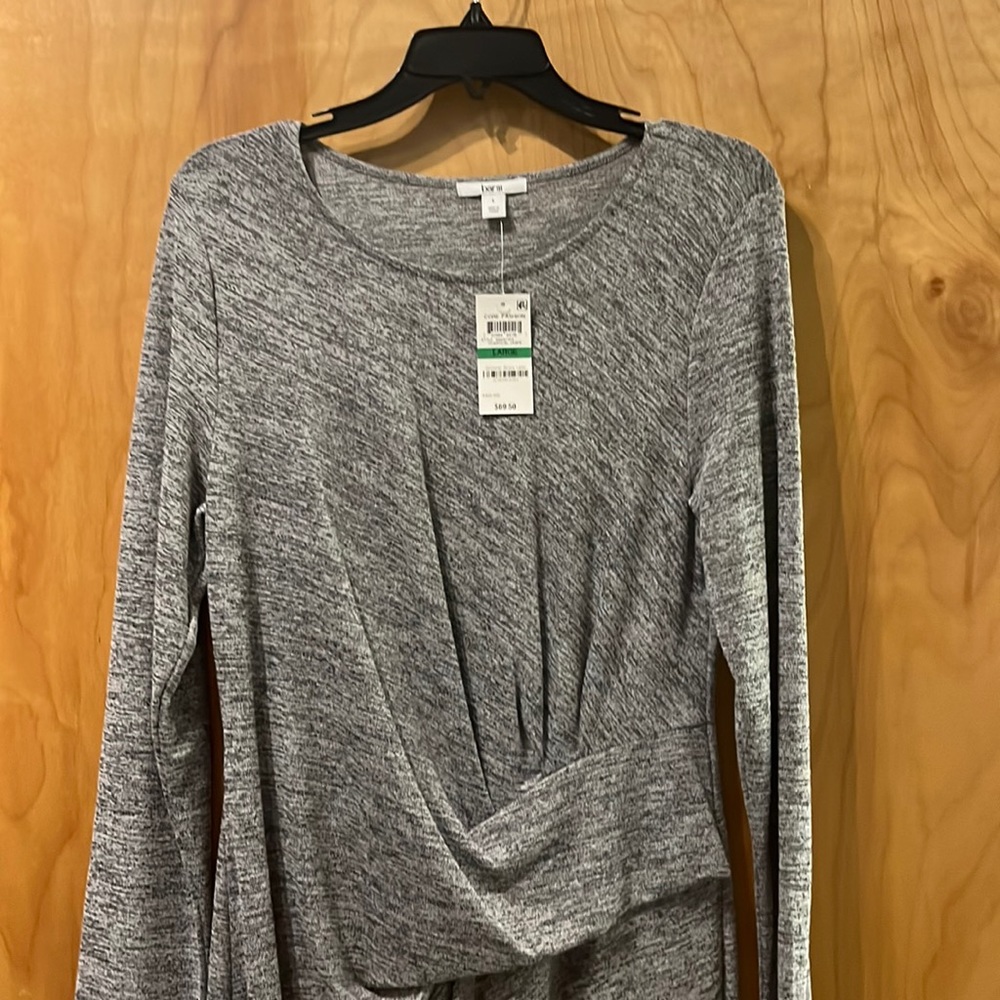 Grey jersey wrap dress brand new